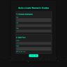 Script AUTO CREATE NUMERIC CODES